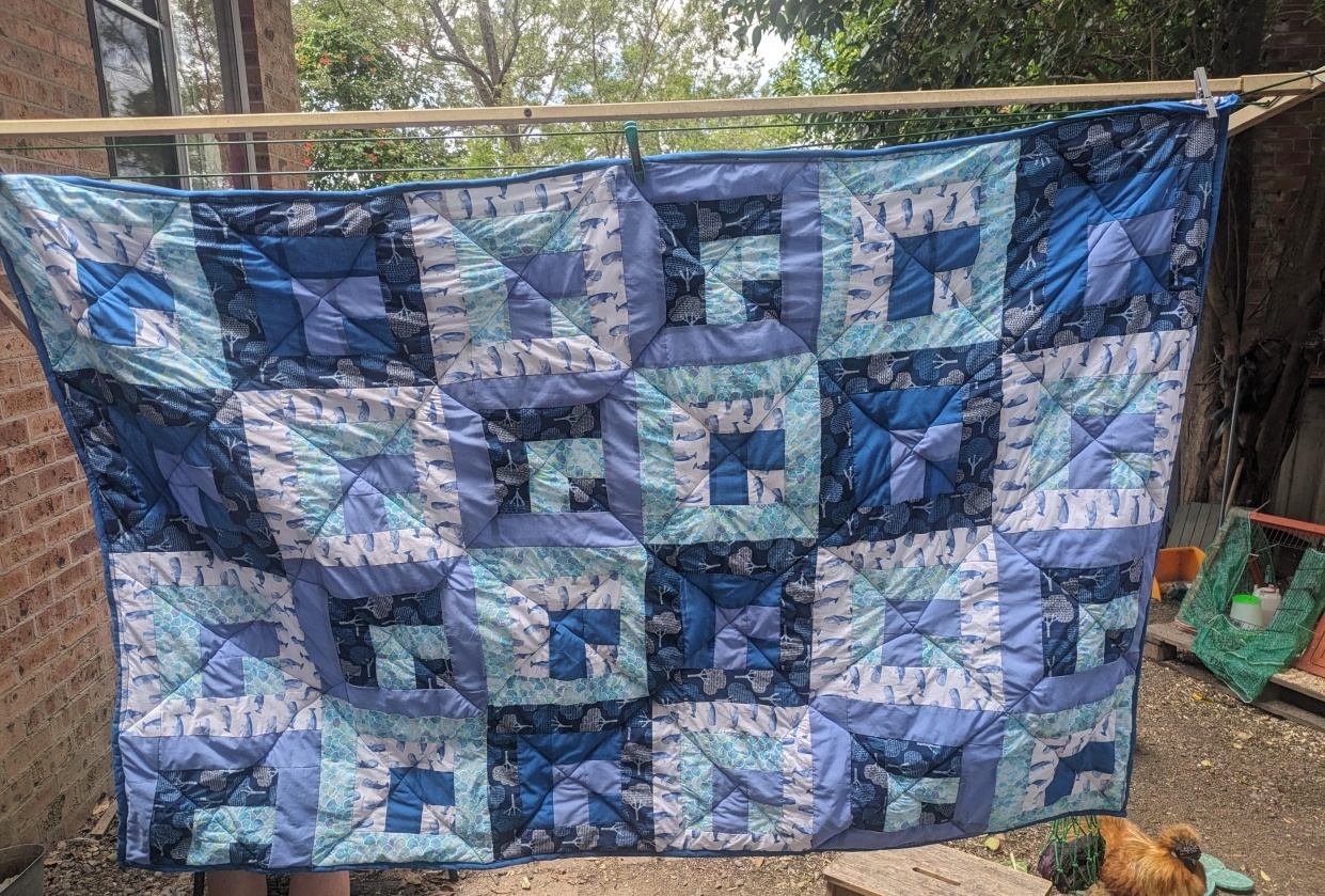 My first quilt - student project