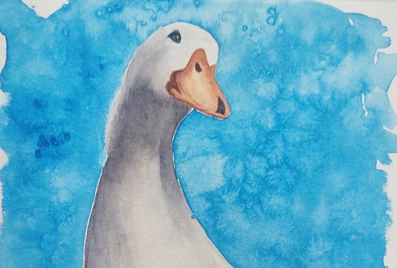 Goose and Dalmatian