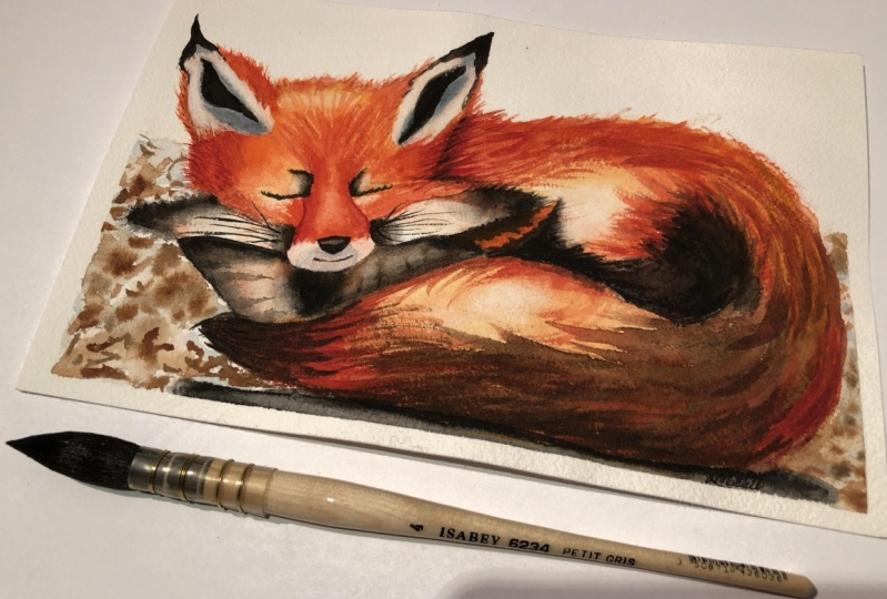 Sleepy Fox