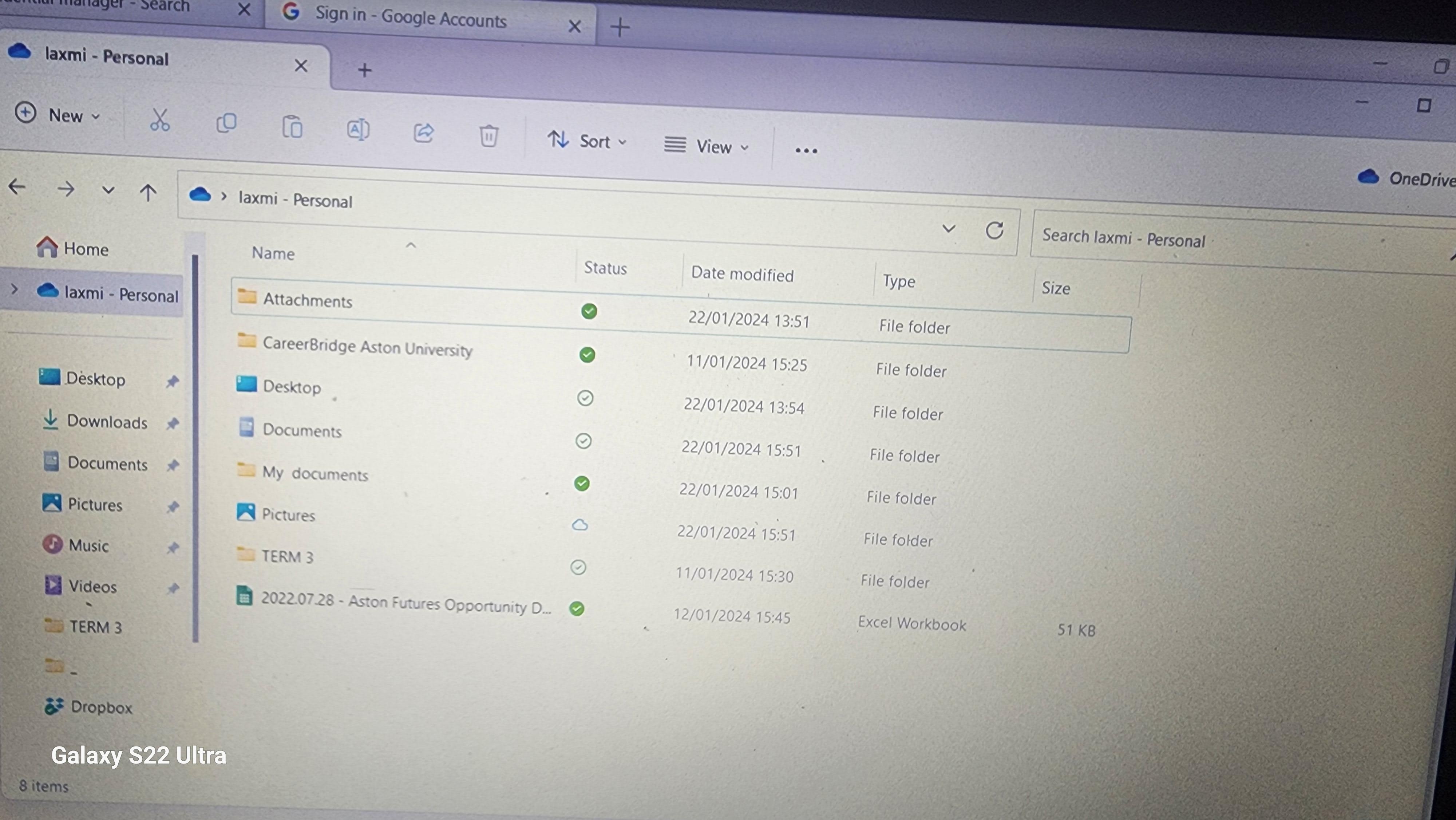 onedrive  setup - student project