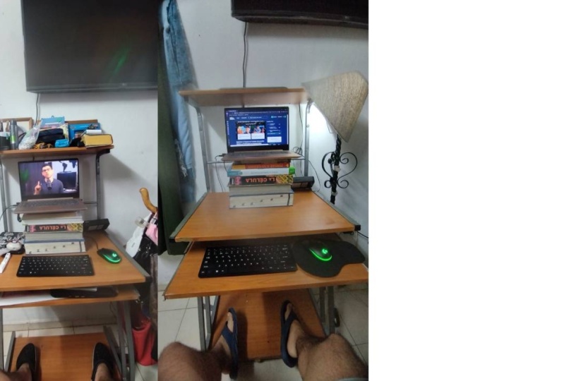 Antes y despues de mi escritorio