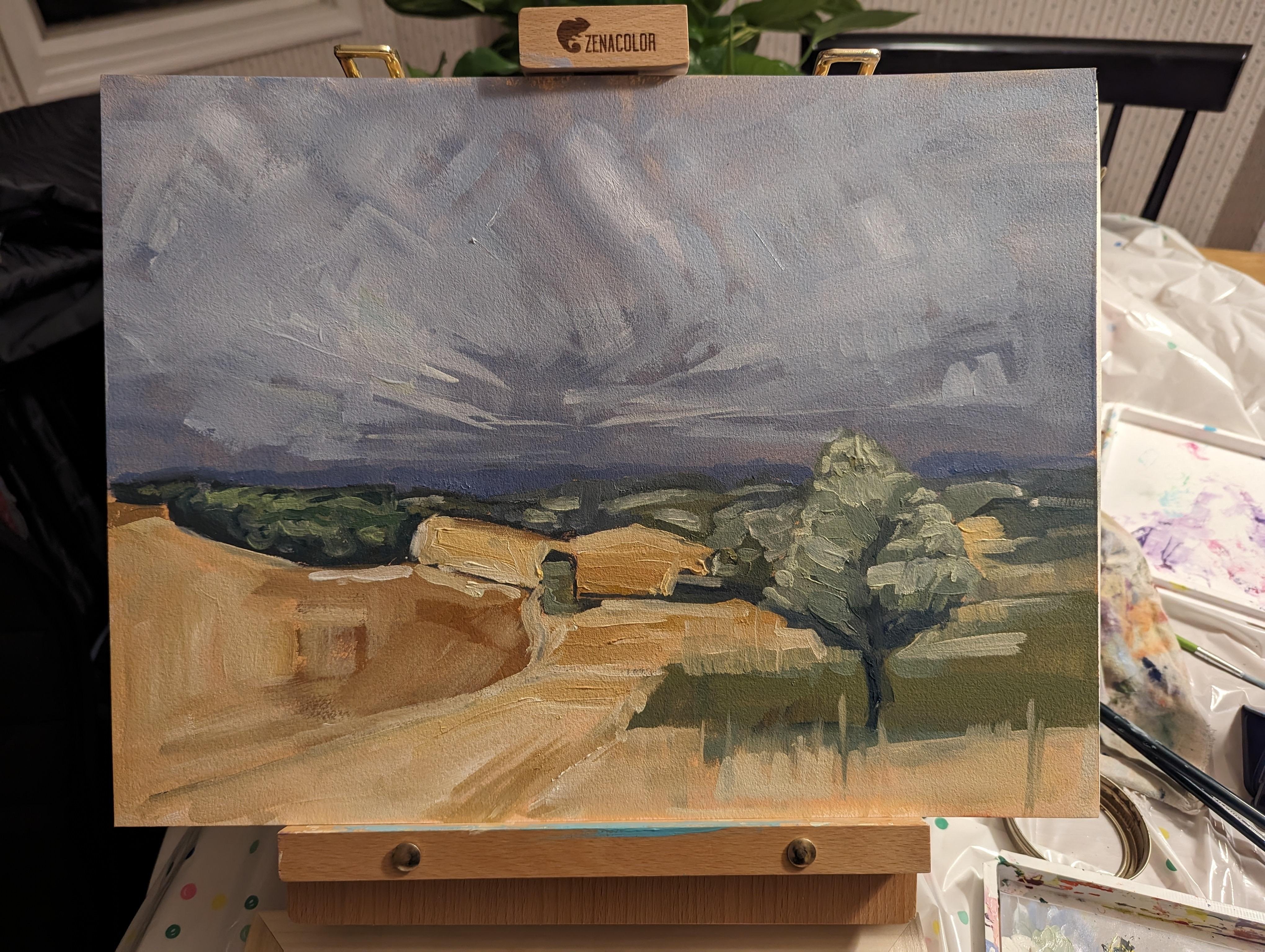 Tuscan Landscape - student project