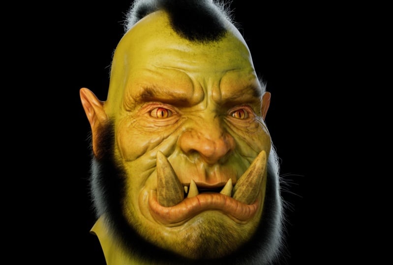 Character sculpt &  Texture and x gen for hair