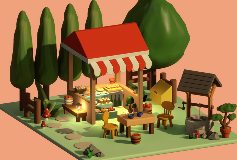 My First Cute 3D Isometric
