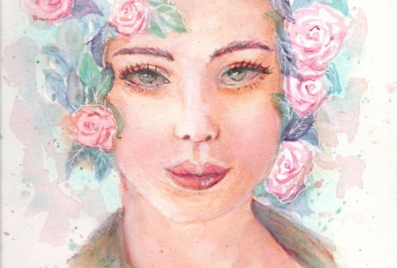 Creative portrait- "What Curlers? "