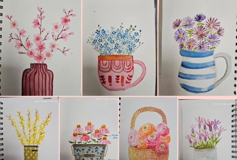 7 days of flowers
