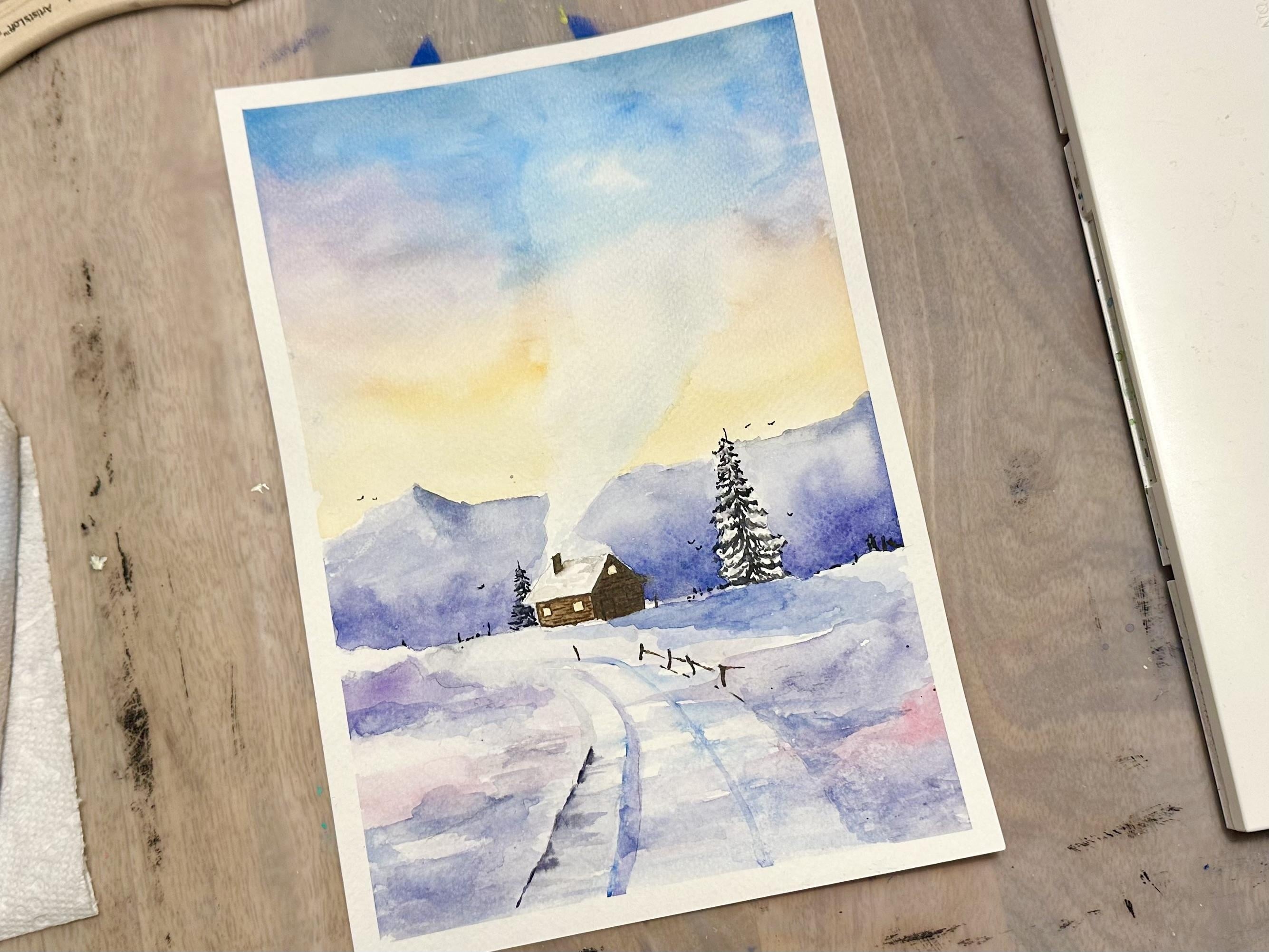 Winter Wonderland Cabin - student project