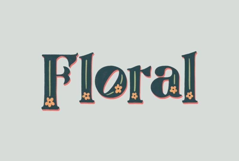 Lettering practice
