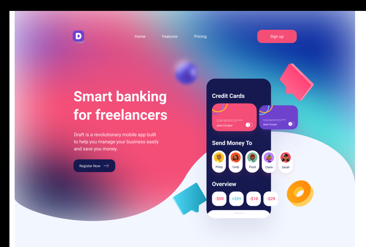Landing page