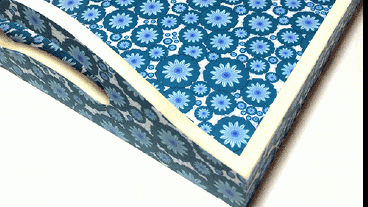 Decoupage Tray - student project