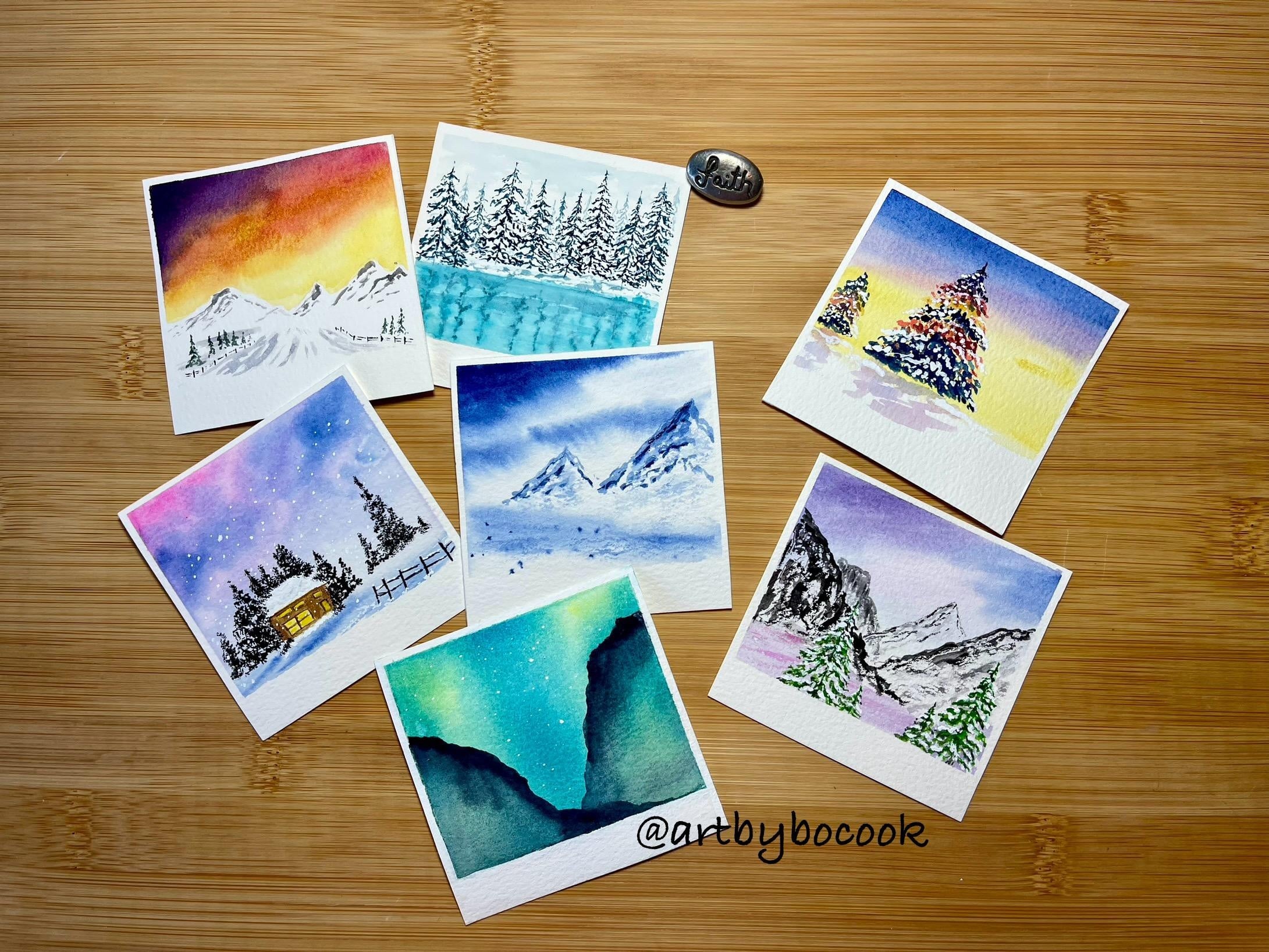 Winter Polaroids - student project