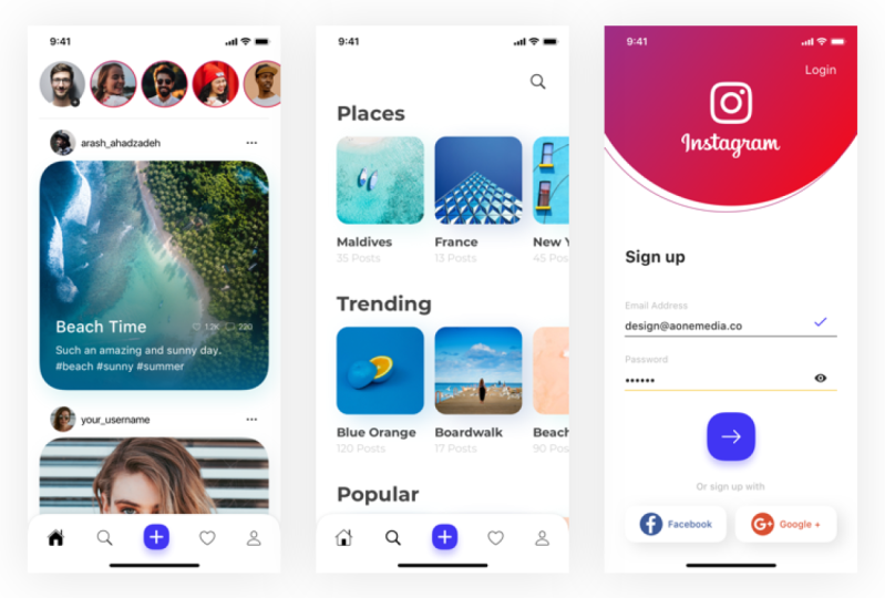 Complete User Interface Design Project - Sketch UI/UX
