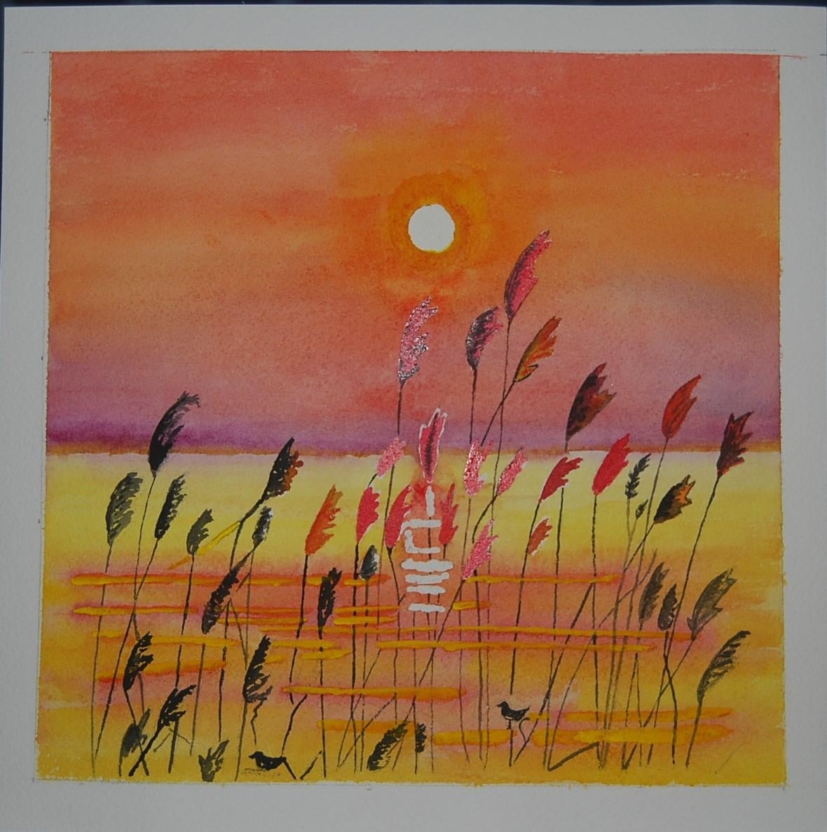 Sunset Landscape - student project