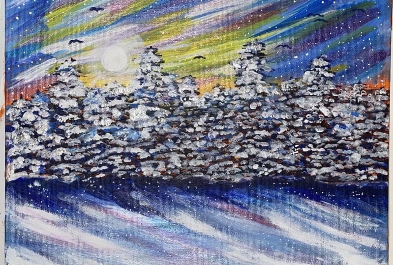 Snowy Trees!