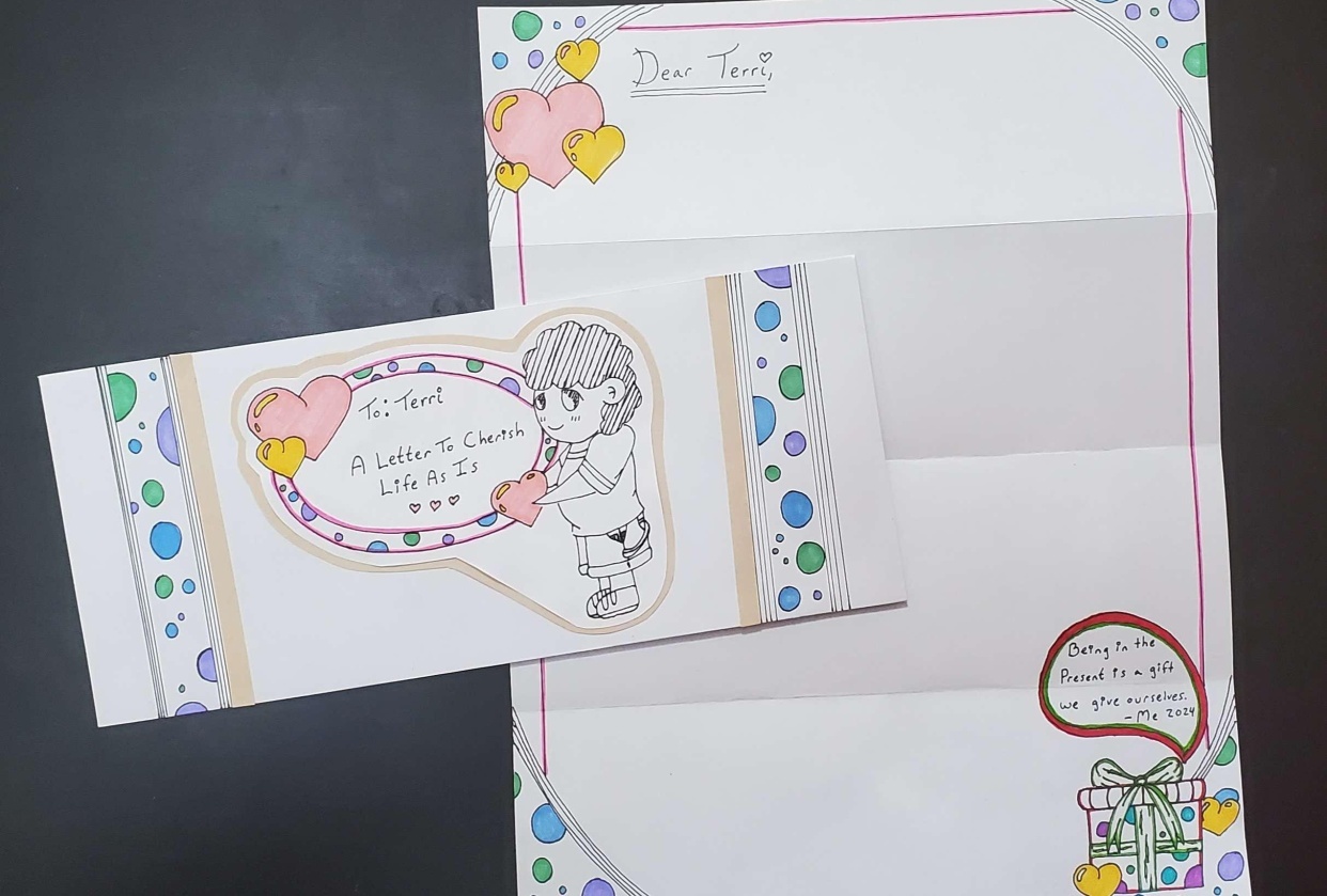 T. S. 's Project - A Letter to Self Design - student project
