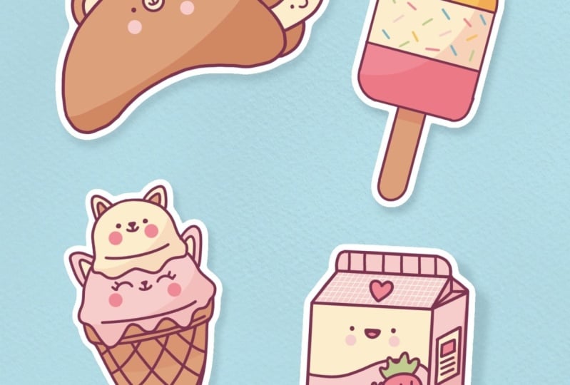 Kawaii stickers