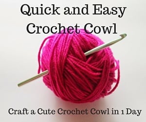 Quick and Easy Crochet Cowl - student project