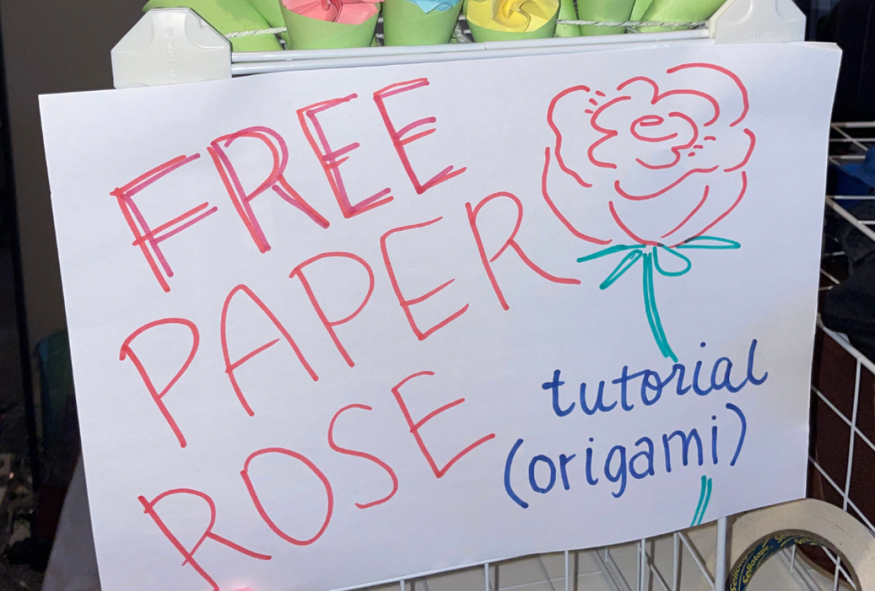 Adding some diversity to the roses I can fold! - student project