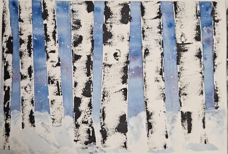 W/c and acrylic birch