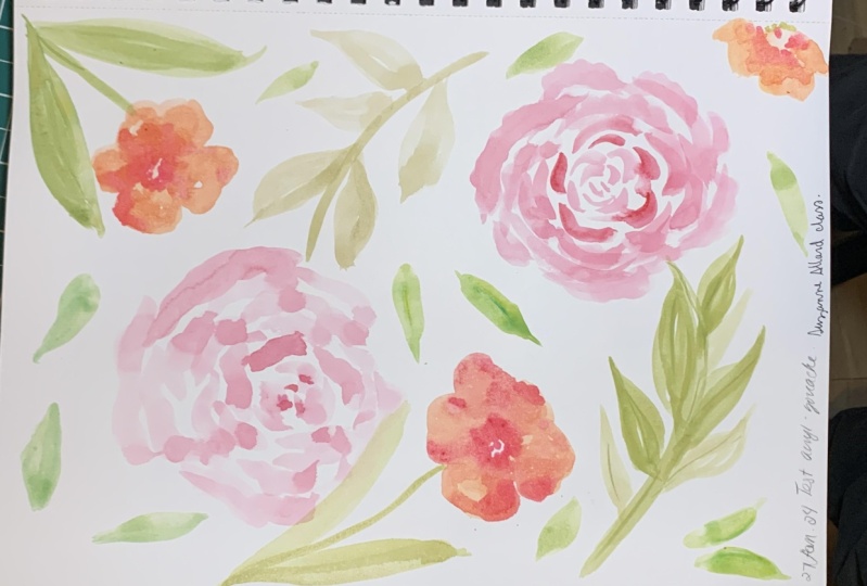 Three delicious floral spreads