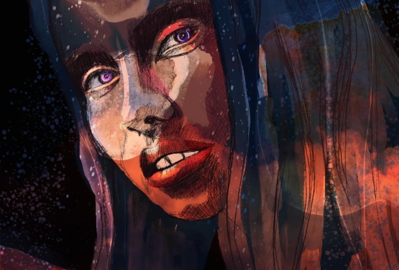 Portrait with procreate