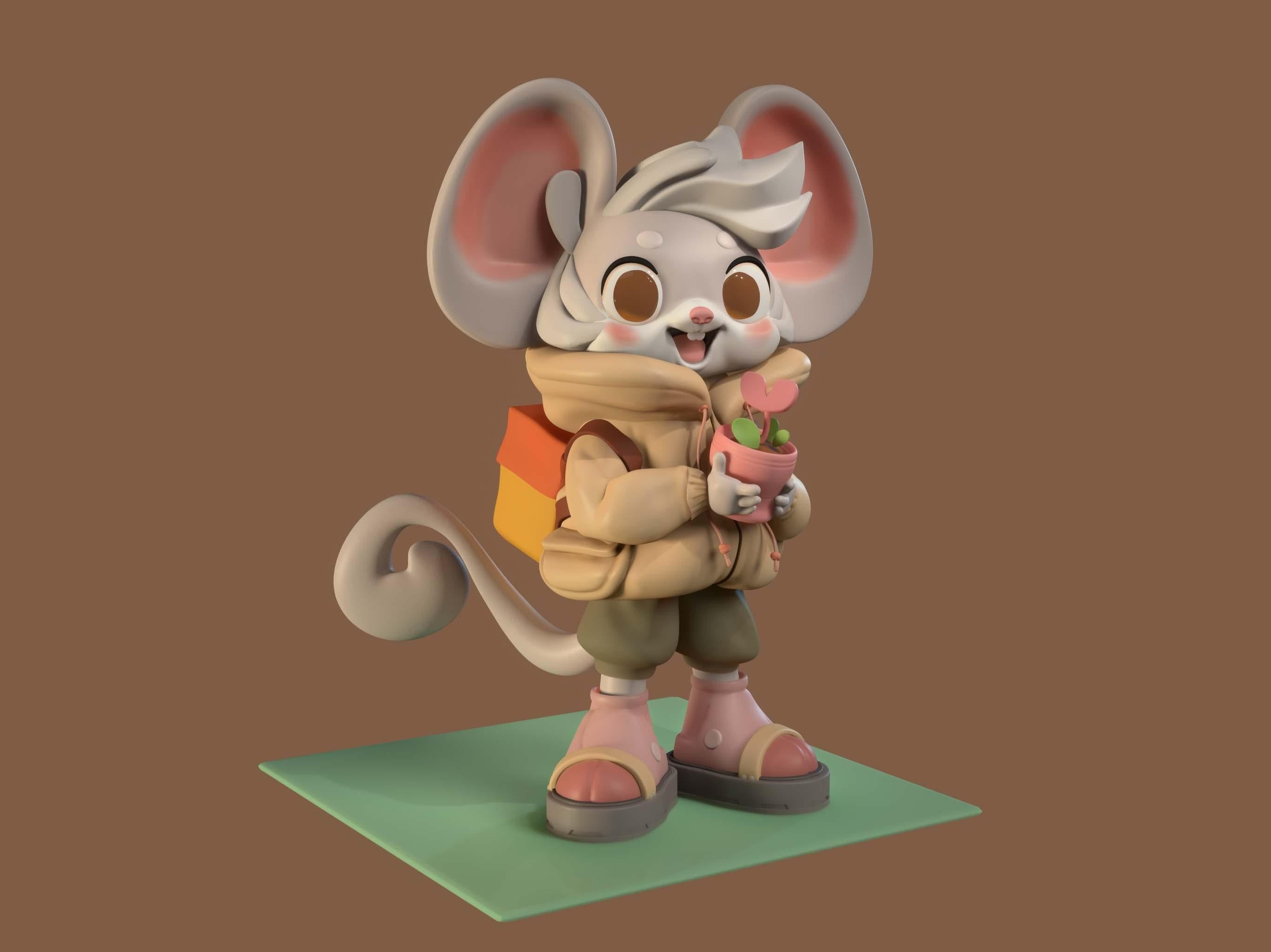 Chibi mouse - student project
