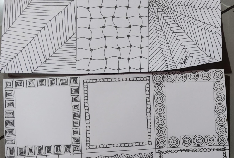 Learning Zentangle designing