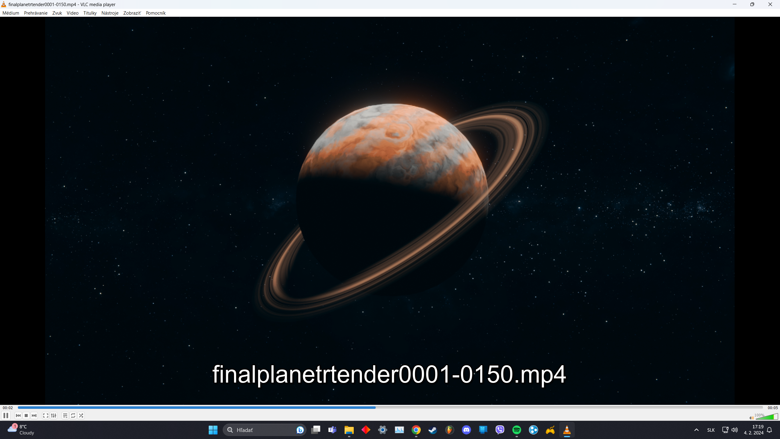 Gas planet - student project