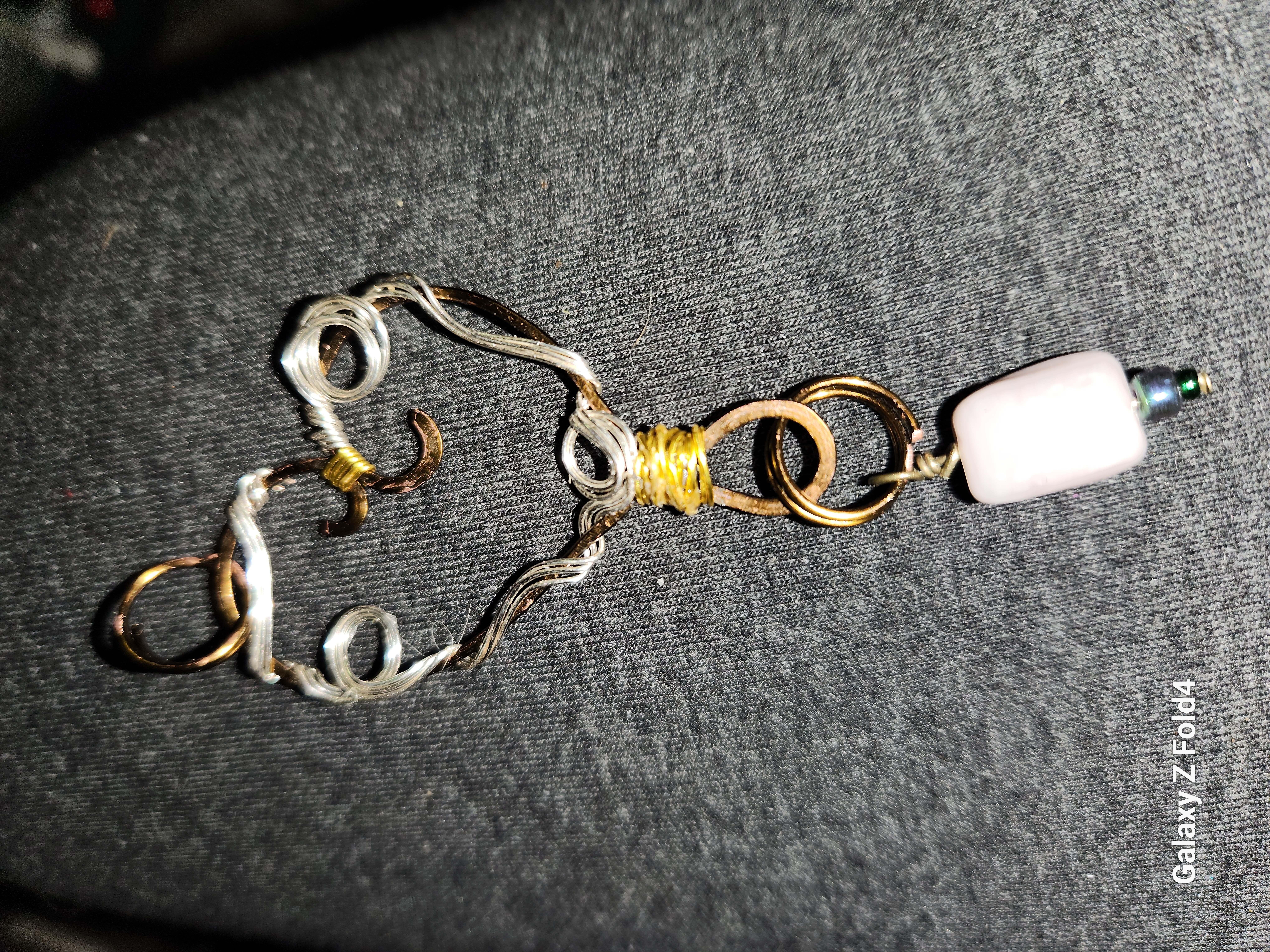 Wire Wrapped Heart Pendant - student project