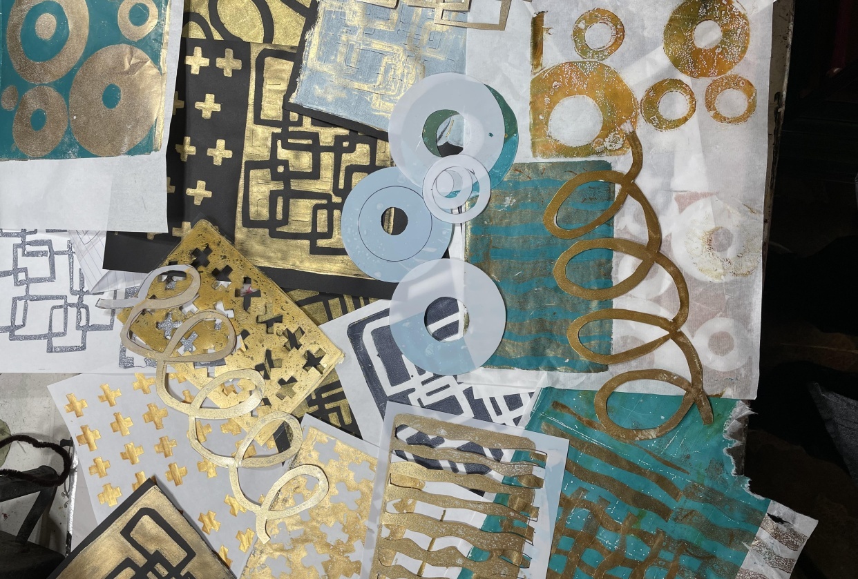 Stencil making - student project