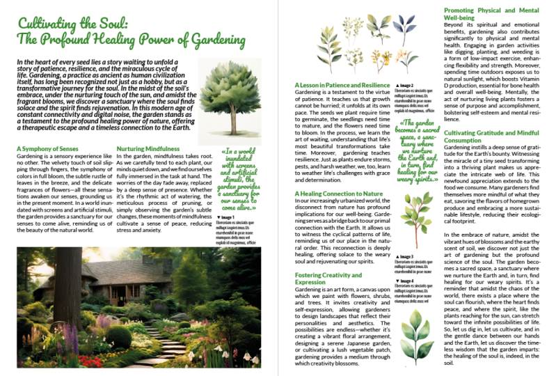 Magazine Page or Spread Design Project