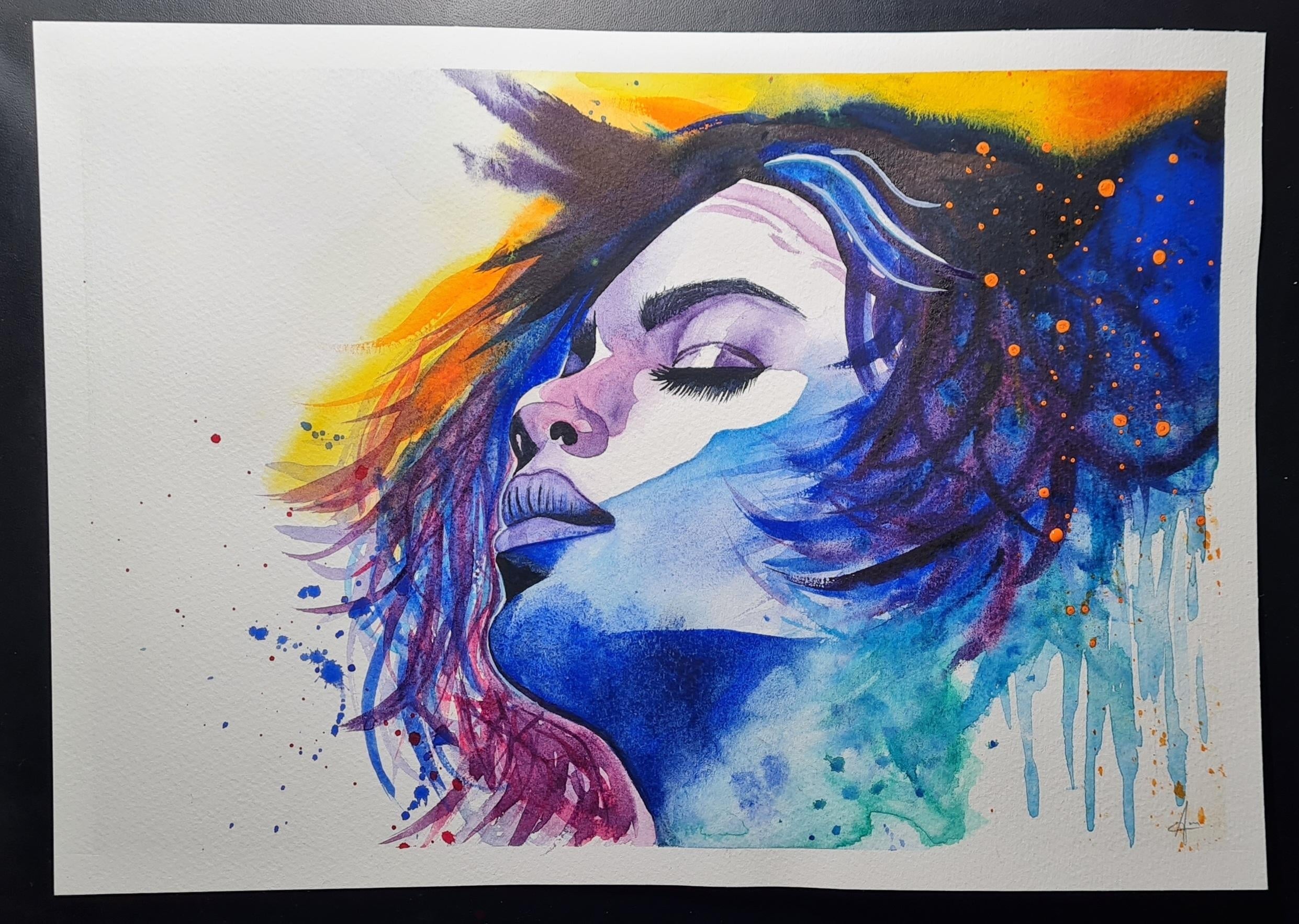 Colorful Portrait - student project
