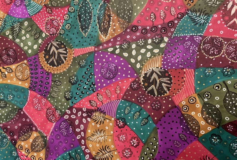 Beginners contrast colour pattern Part 2