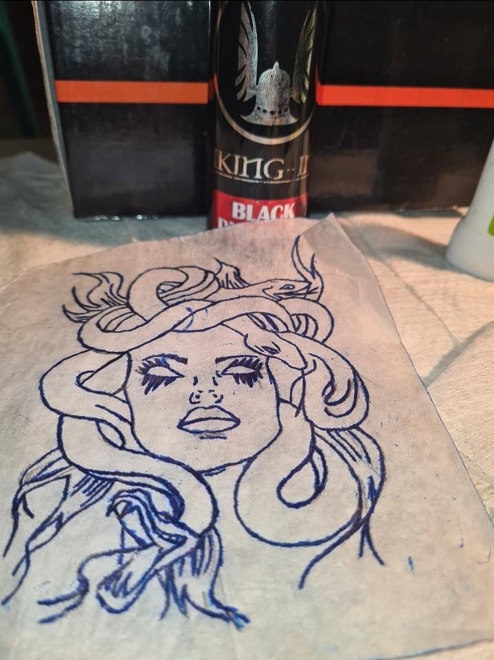Medusa Stencil By Tattoo 77