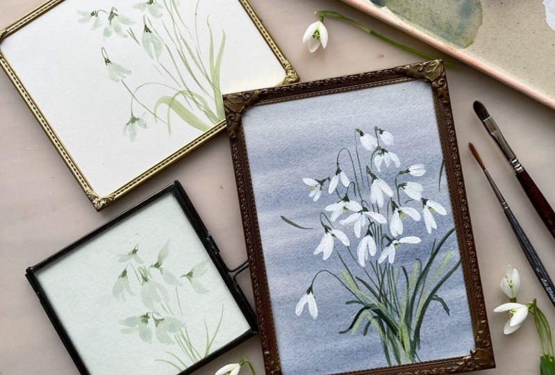 Loose Snowdrops