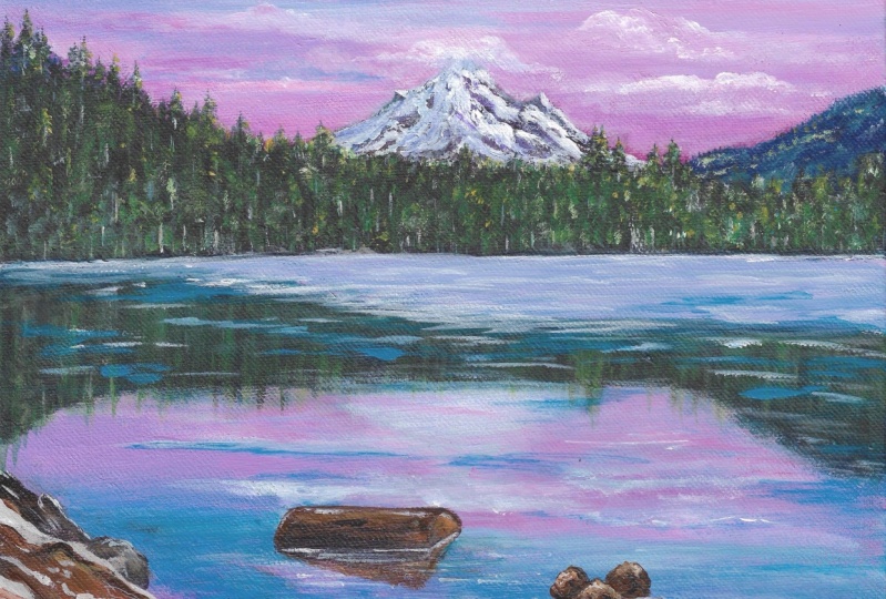 Mountain Lake Acrylics