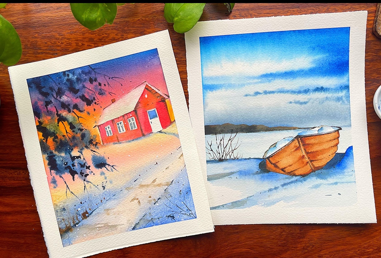 Colourful Winter - student project