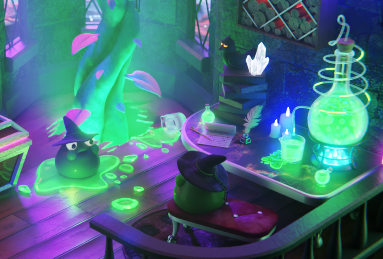 Playing with lightings and textures - student project