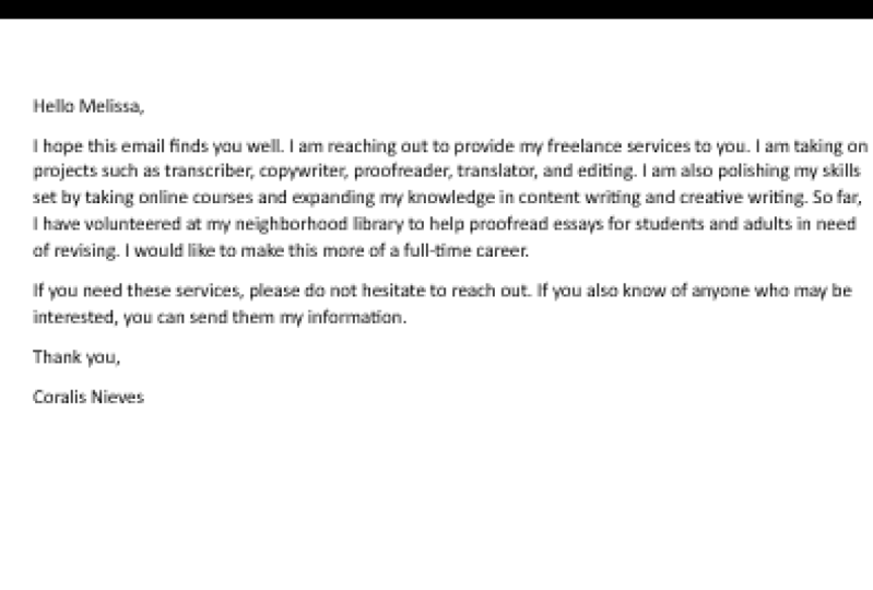 Freelance Email