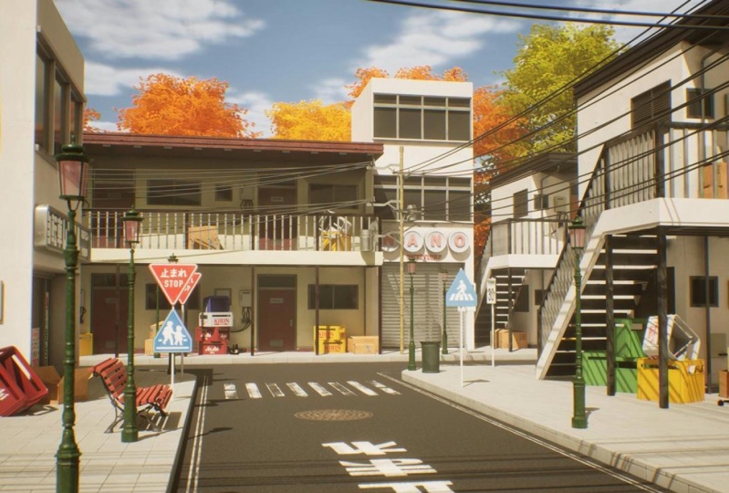 Japanese neighborhood - UE5 - RTX