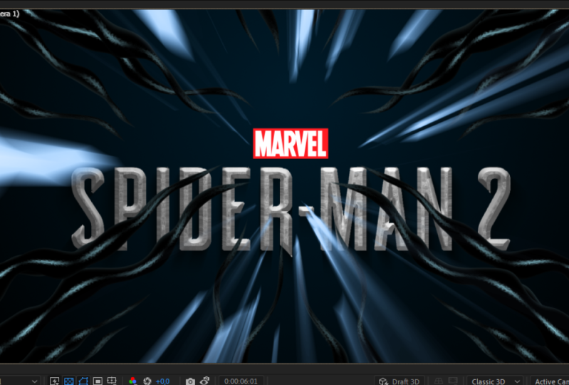 Spiderman 2 Logo Animation