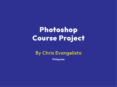 Photoshop Beginner Project