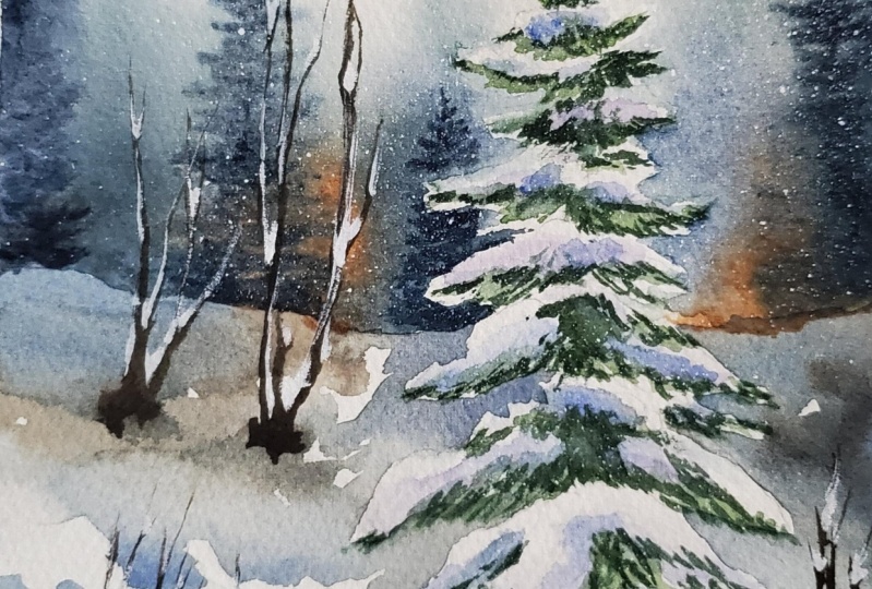 Snow scene