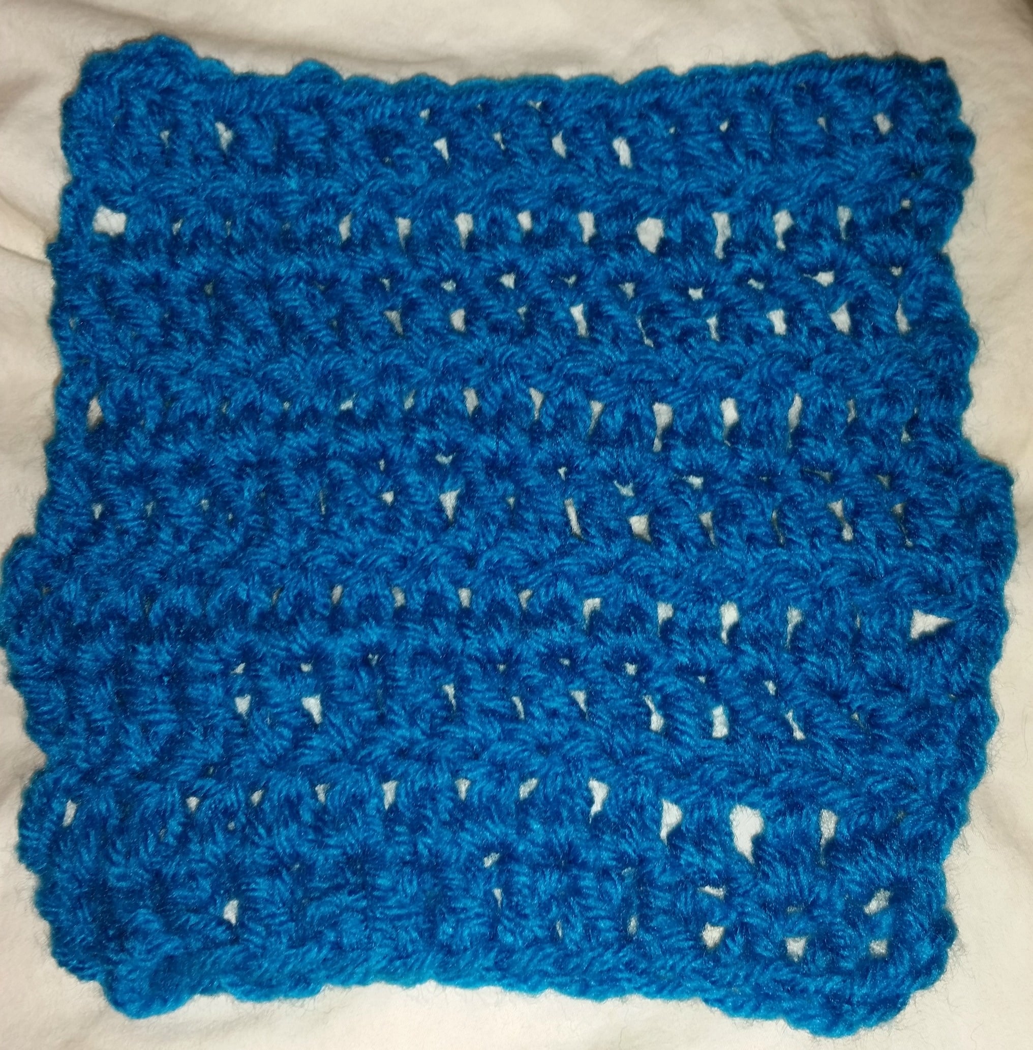 Starting my Dishcloth and other Baby Blanket Project