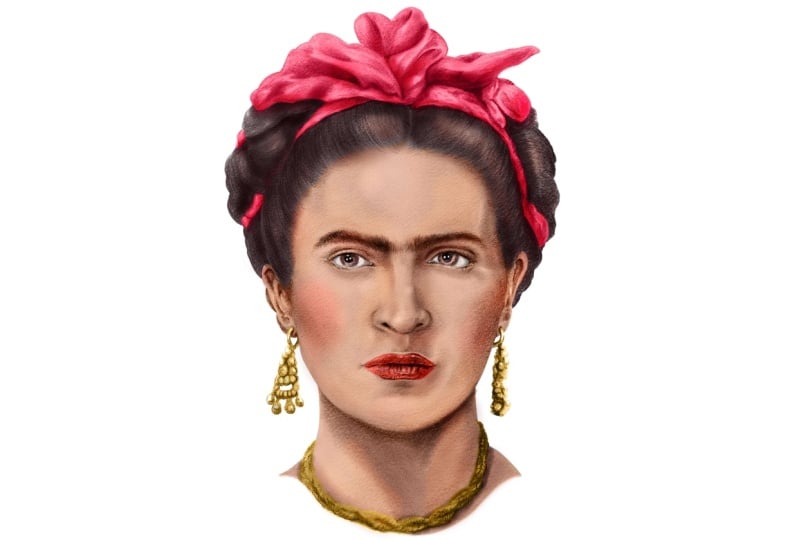 Frida Kahlo Digital Painting