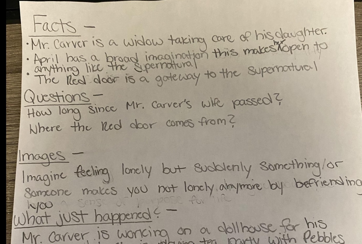 The Red Door - student project