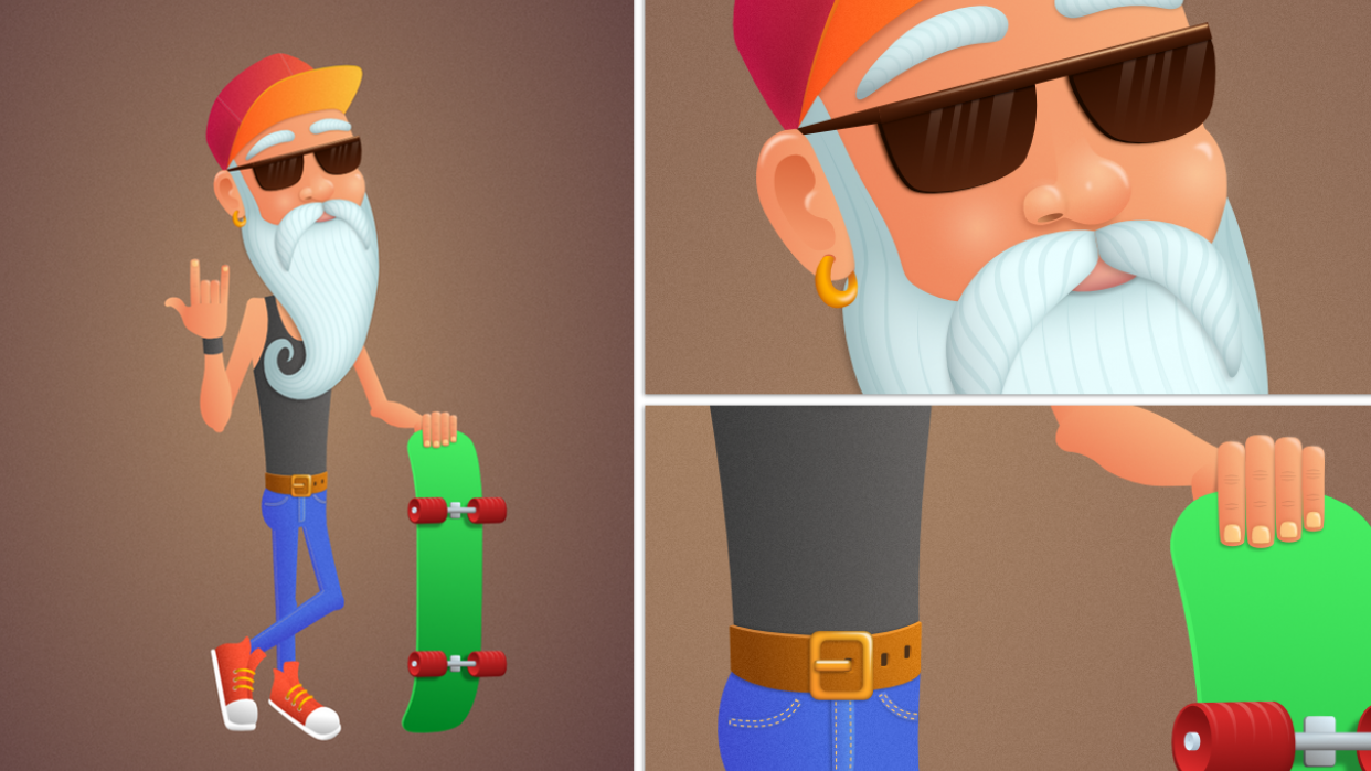Old Skater: Colors - student project