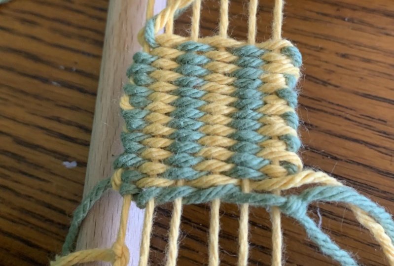 A bookmark in progress
