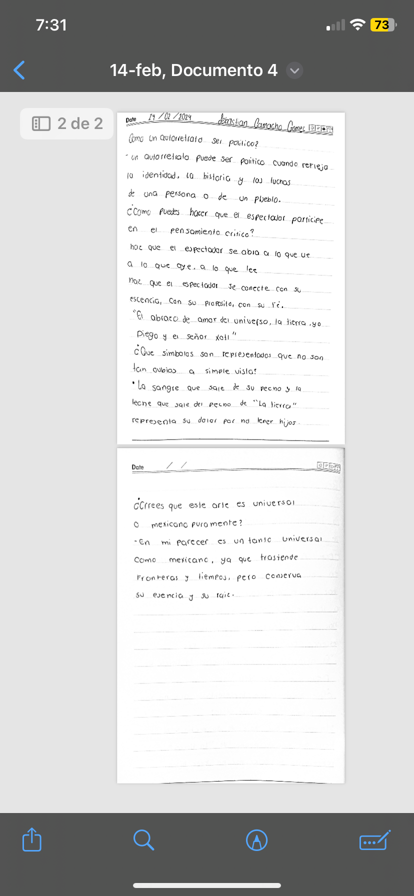 Proyecto Frida khalo - student project