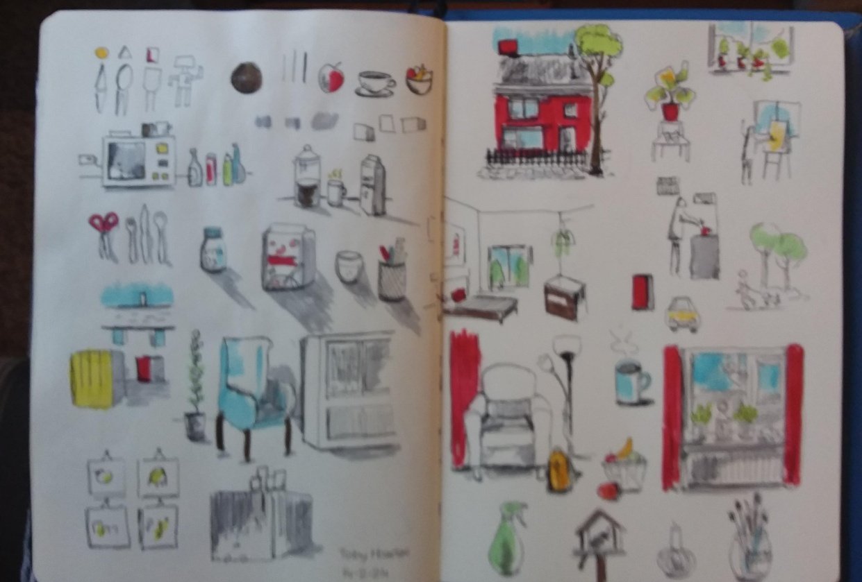 Homely doodles - student project